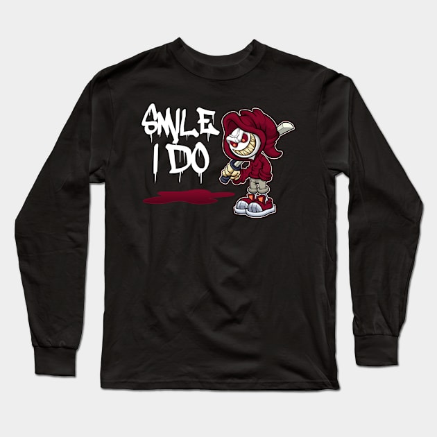 Smile...I Do Long Sleeve T-Shirt by MonkeyLogick